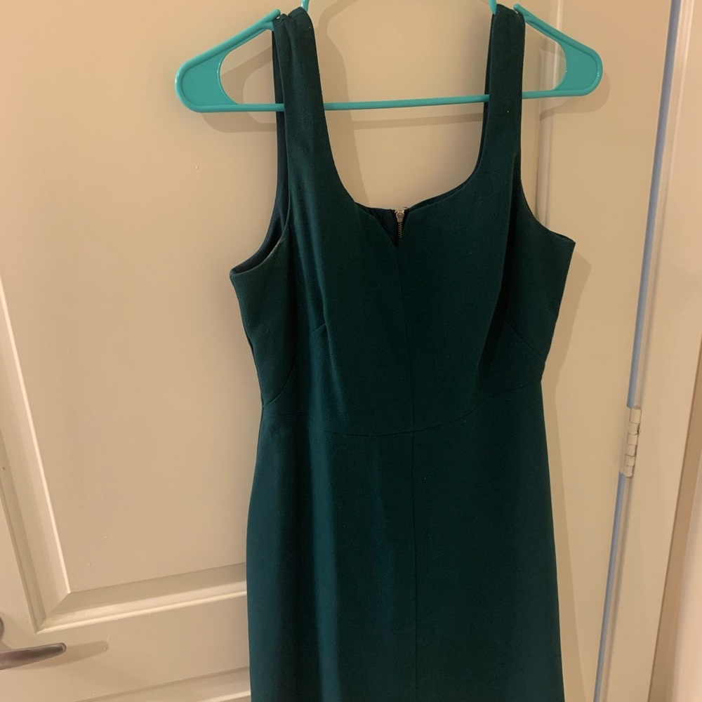 Green mini dress
